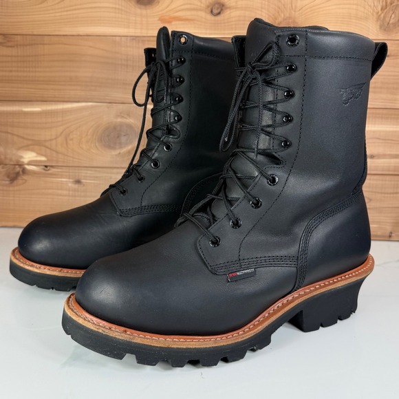 Red Wing Shoes Other - Red Wing Logger Boots Black Waterproof Steel Toe 400g Thinsulate 4416 Mens 9 E2
